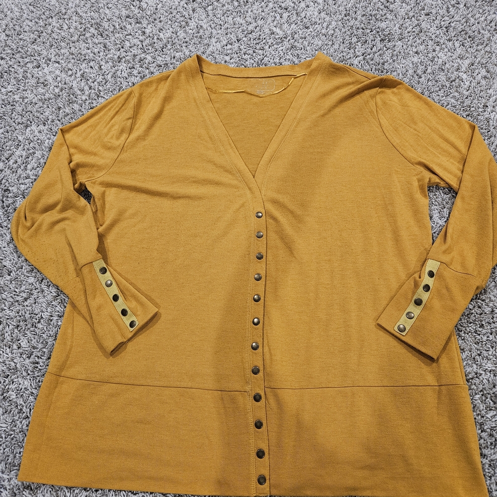 Zenana Outfitters Mustard Cardigan